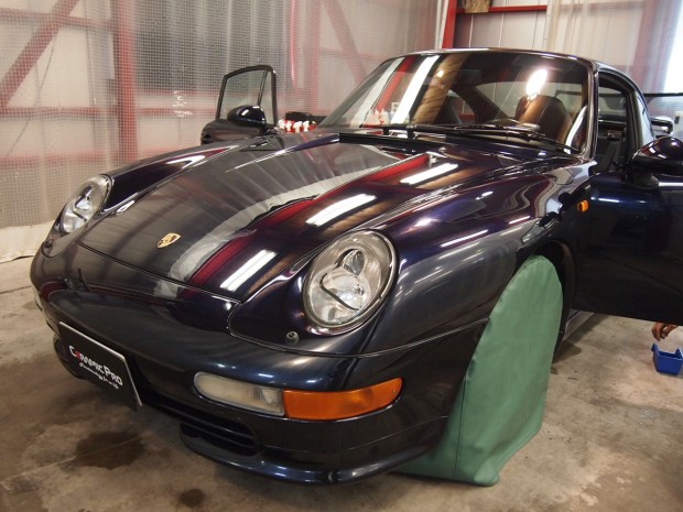 ポルシェ993に断熱カーフィルム施工 旧車シリーズ第2弾 カーフィルム カーラッピング施工実績cbiic