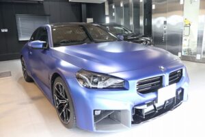 BMW M2にプロテクションフィルム施工。東京都武蔵野市よりご来店のアイキャッチ画像