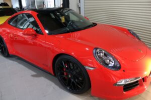 ポルシェ911カレラGTS　セラミックプロ9Hコーティング施工画像