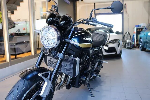 カワサキZ900RSにコーティング施工。茨城県北相馬郡利根町よりお越しのバイクに【セラミックコーティング4層】のアイキャッチ画像