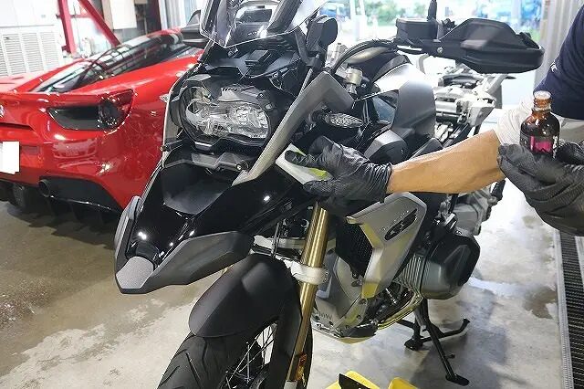 BMW R1200GS　バイクコーティング