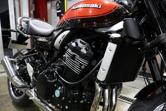 カワサキ Z900RS セラミックコーティング　千葉　バイクコーティング