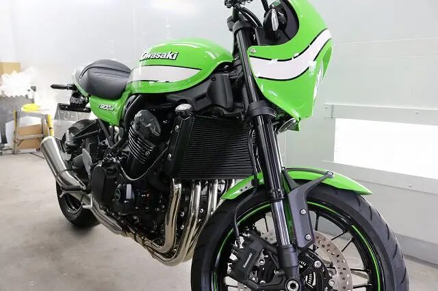 カワサキZ900RS　バイクコーティング施工後