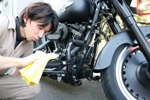 ハーレーダビットソン　バイクコーティング