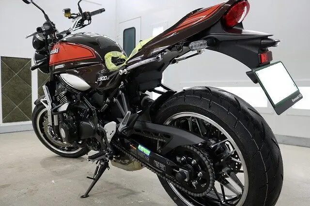 カワサキZ900RS　千葉　バイクコーティング