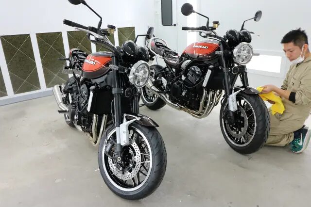 Kawasaki Z900　バイクコーティング