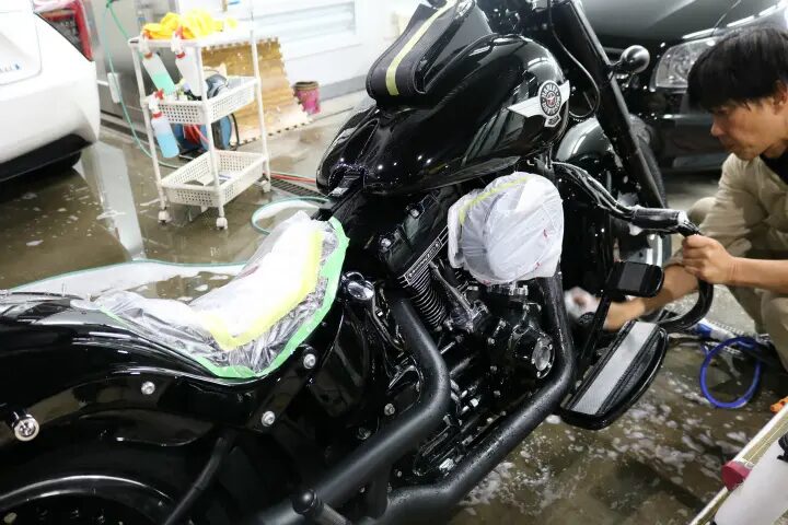 ハーレーダビットソン バイクコーティング