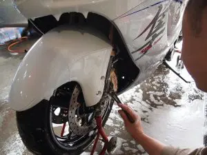 スズキGSX1300R隼 バイクコーティング