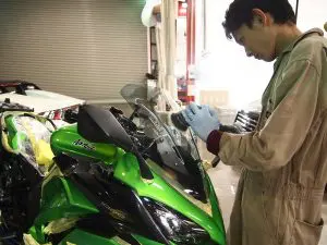 カワサキＮＩＮＪＡ1000　バイクコーティング