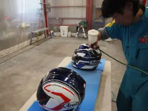 弊社ではバイクのヘルメットのみのコーティング作業も受け付けております。