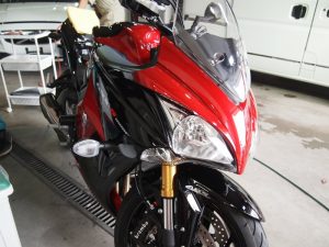 スズキGSX　バイクコーティング