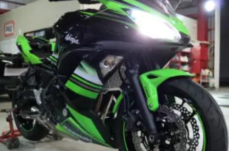 Kawasakiニンジャ バイクコーティング