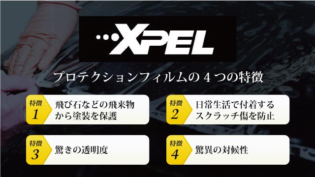 XPELプロテクションフィルム｜トータルカービューティIIC